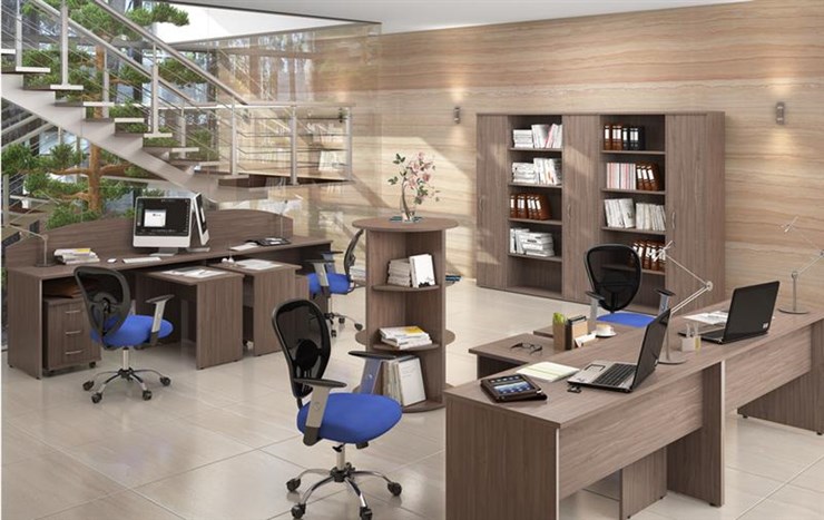 Офисный набор мебели IMAGO четыре рабочих места, стол для переговоров в Саратове - изображение 6
